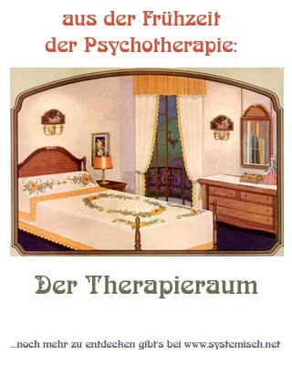 aus der Frühzeit der Psychotherapie: der Therapieraum